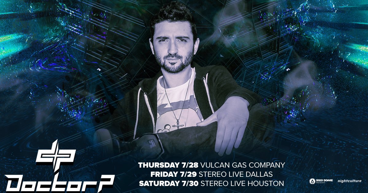 NightCulture's tweet photo. TX BASSHEADS!🔊🔊🔊 Announcing @DoctorPCircus at @VulcanATX, @StereoLiveDFW, @Stereo_Live Houston! Tix OnSale 6/9 10AM https://t.co/WSqCq0h19b