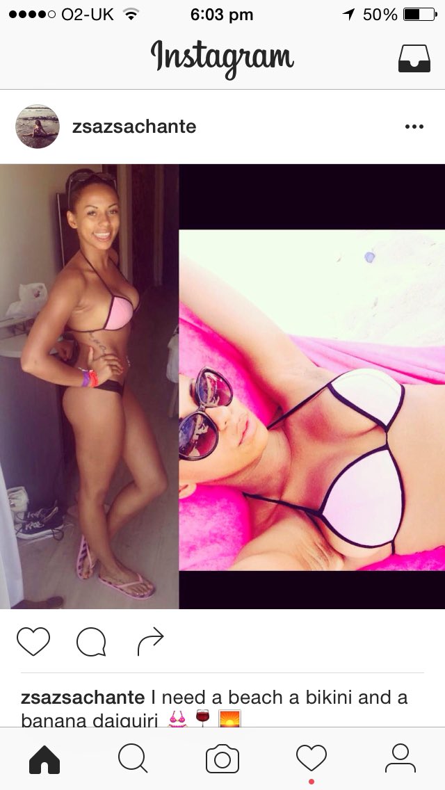 ZsaZsaChante's tweet photo. I need a beach a bikini and a banana daiquiri 👙🍷🌅 INSTAGRAM @ZSAZSACHANTE https://t.co/lfHwSQrbfO