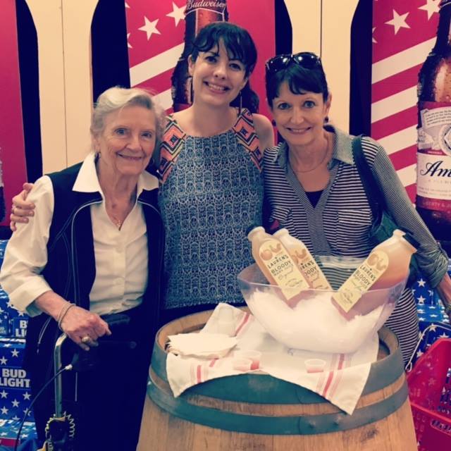 Lauren got a visit from her Mom and Grandmother this weekend at a tasting <a href="/HEB/">H-E-B</a> Four Points in #Austin #Family