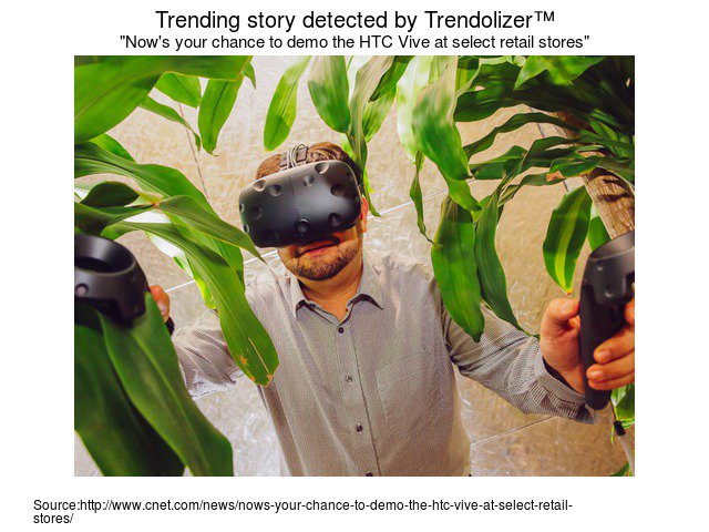 Virtualitizer's tweet photo. Now's your chance to demo the #HTC Vive at #selectretailstores #retaillocations... https://t.co/oVQ4tA9Na1 https://t.co/74nIAgDmvA