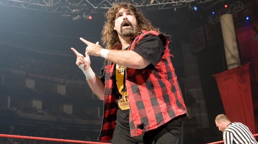WWEUniverse's tweet image. Happy Birthday to TWOOOO @WWE Hall of Famers today...
#HardcoreLegend @RealMickFoley &amp;amp; #TheFink @HowardFinkel!