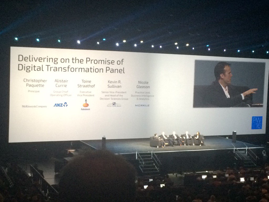 PegaMitch's tweet photo. #pegaworld2016 'most important thing is no silo's" wise words from digital panel https://t.co/1JcO3oXyXq