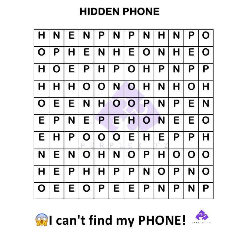 PerplexAfrica's tweet photo. The word PHONE is hidden somewhere #perplex_tz https://t.co/uDUT1ZKp7P
