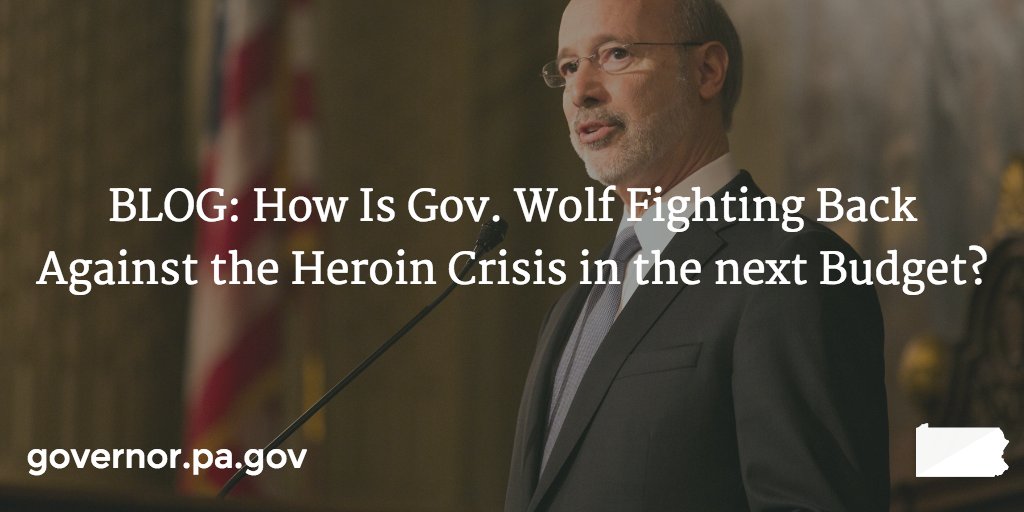 Here's how Gov. Wolf is fighting back against PA's heroin crisis in the next budget » bit.ly/1UnAw8O