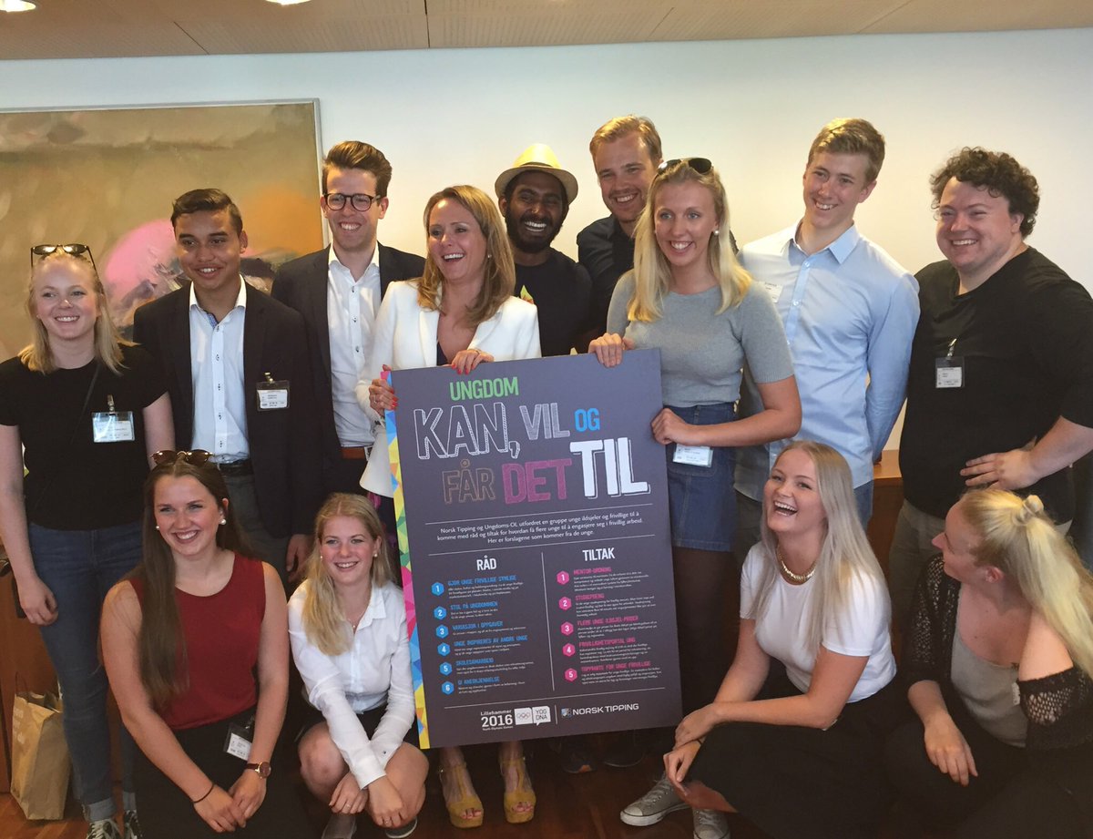 Noe av det beste av norsk frivillighet ga meg gode råd i dag @idrett <a href="/NorskTippingAS/">Norsk Tipping AS</a> 
regjeringen.no/no/aktuelt/rad…