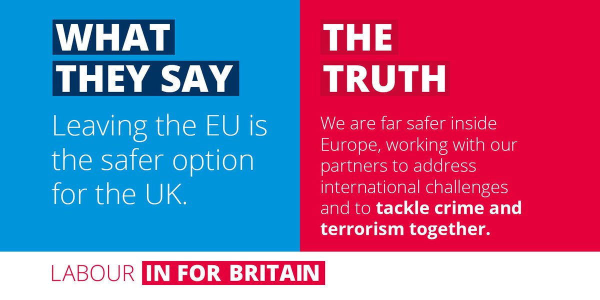 The safer option is to stay in the EU and work with our neighbours to address challenges together.
#ITVEURef
