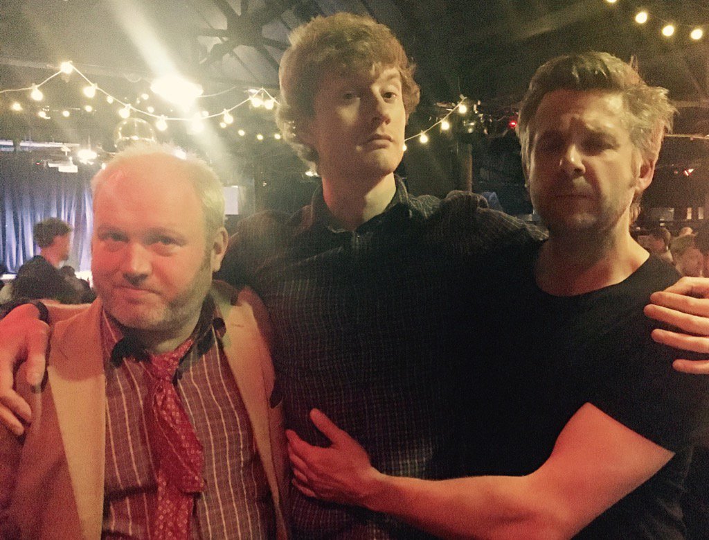 Lovely fun at a busy XS tonight with @robrouse and @JamesAcaster - @xsmalarkey #manchestercomedy