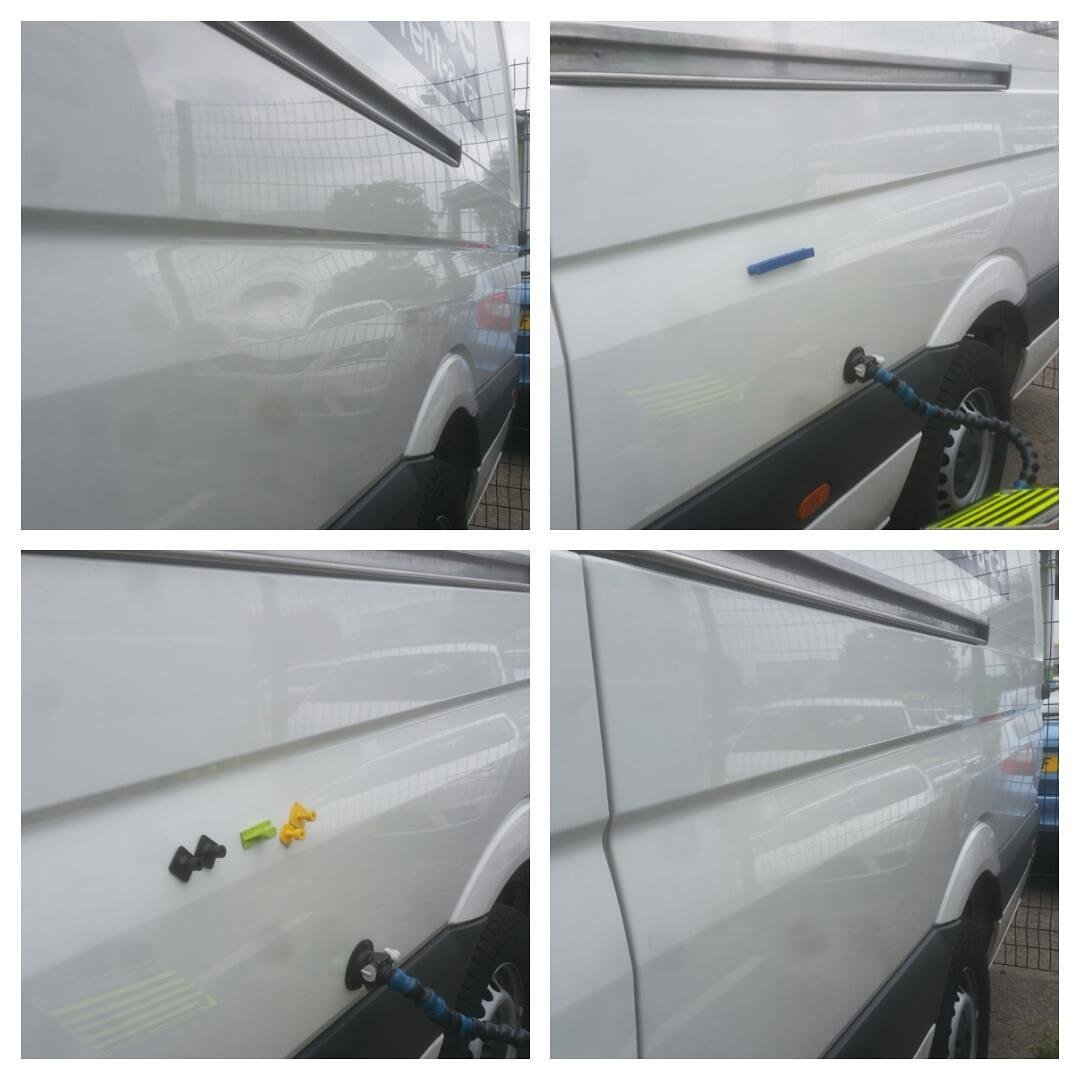 78shanes's tweet photo. Keeping the vans of #Nottingham looking nice and tidy with paintless dent repair 
#dentdevils https://t.co/7n0JDOodO7