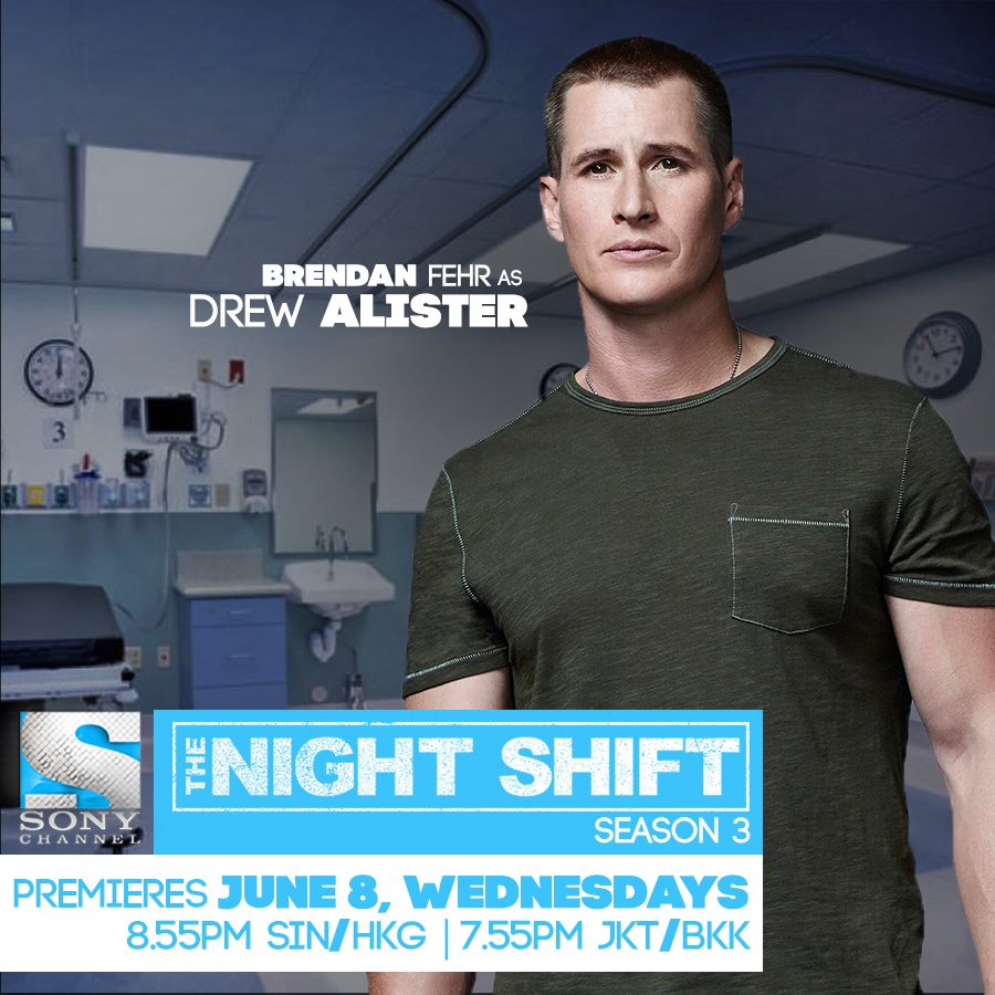 JoinTNS's tweet photo. Hey Asia! Hope you guys are ready for season 3 of The Night Shift tomorrow because our doctors sure are! https://t.co/zkzsS8NzCn