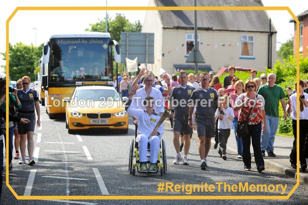 CapturetheEvent's tweet photo. #ReigniteTheMemory @georgeconway23 of your #London2012 torchbearer experience :-) https://t.co/oq7NxO2WK6 https://t.co/5WWNI2P0lZ