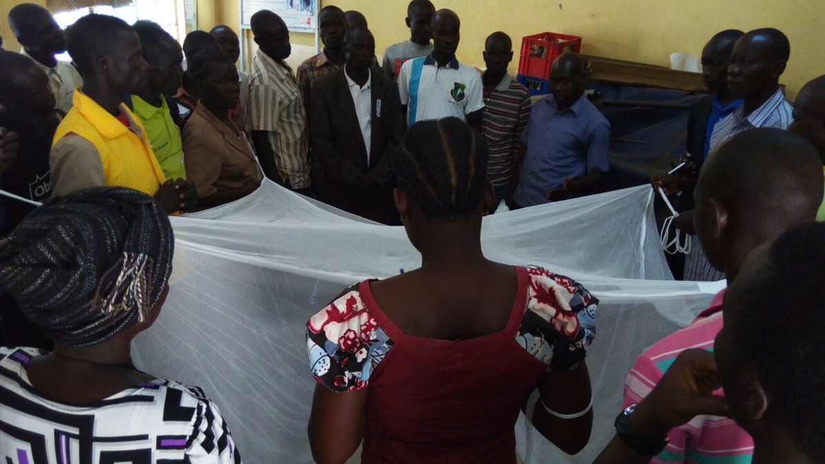 <a href="/RedcrossUganda/">Uganda Redcross</a> conducting #stopmalaria campaign in Gulu and Arua <a href="/UNICEF/">UNICEF</a>