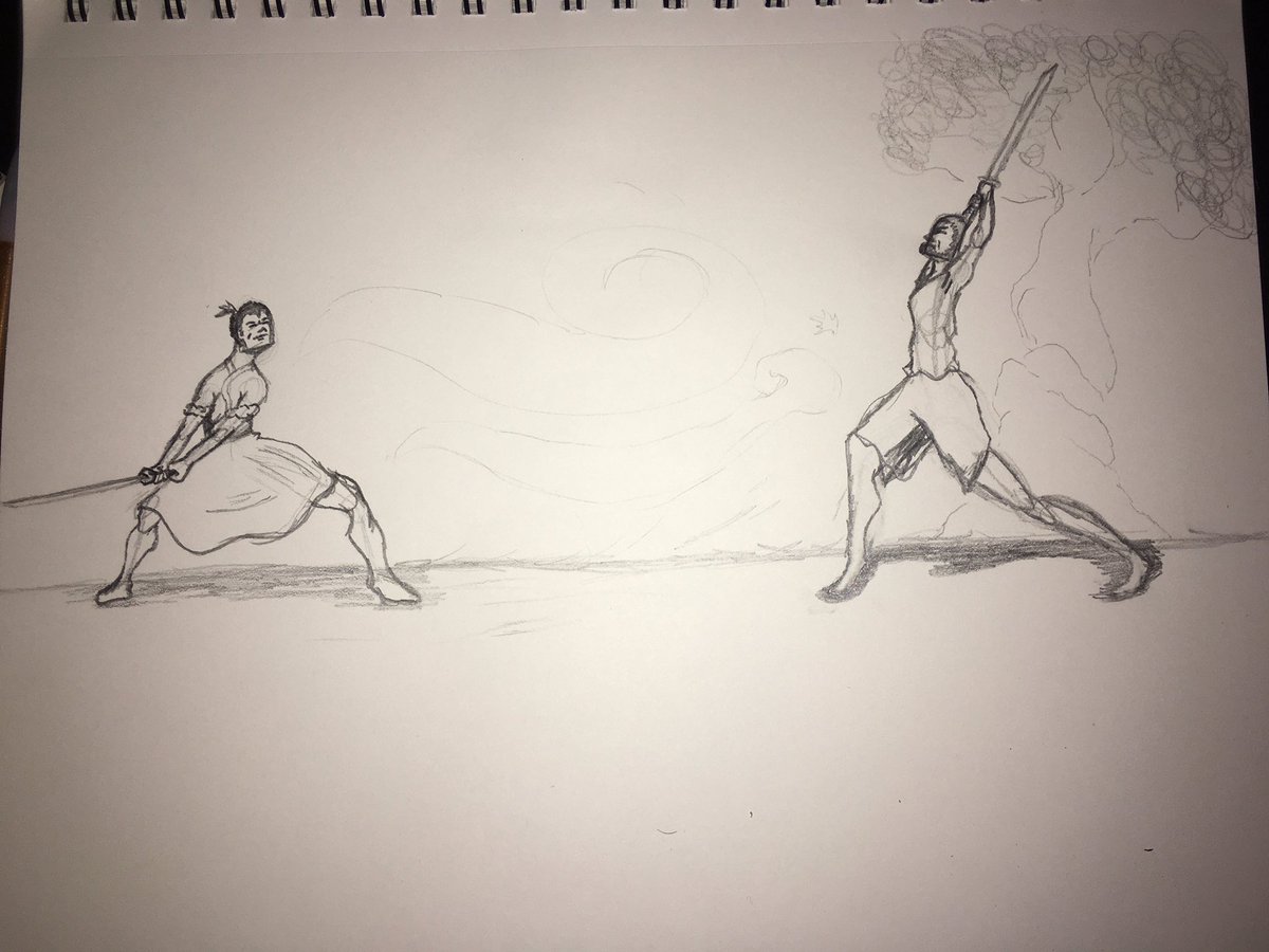 Wellington Reyes On Twitter Steps To A Bad Ass Samurai Fight Scene Samurai Swords Katana Drawing Art Pencil Ink Fight