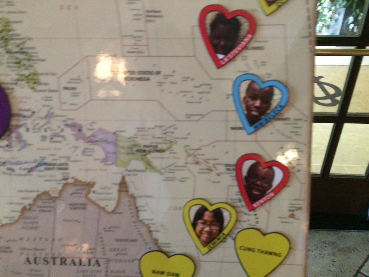 HeartHouseD's tweet photo. Map on display at 11th Annual Heart of a Champion luncheon to show where our students are from #HOAC16 #HeartHouse https://t.co/NZLpbRsiyH