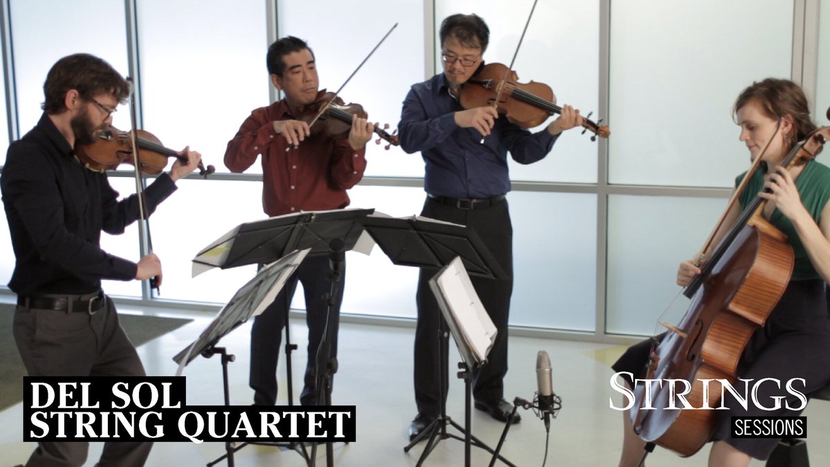 StringsMagazine's tweet photo. Strings Sessions Presents: Del Sol String Quartet https://t.co/OBjYic83Dp @Delsolquartet #quartet #StringsSessions https://t.co/eE74IsZwSh