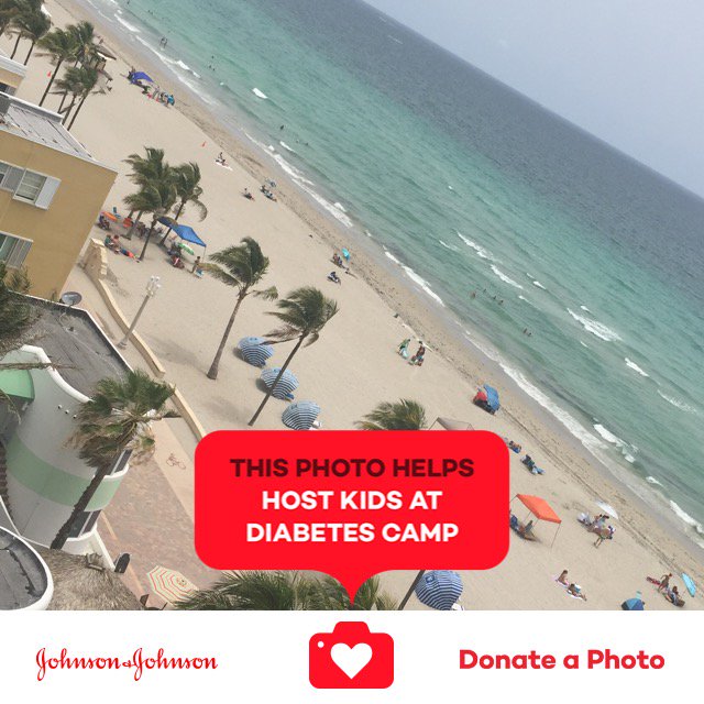Type1DDreamTeam's tweet photo. Hollywood Beach stay cation  #stopdiabetes #jnj #donateaphoto https://t.co/m6W9WJAYjx https://t.co/QbsicySbRy