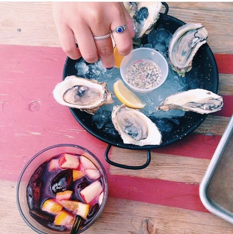 ElColmado_NYC's tweet photo. 😍🍷☀️✌️ #oysters #oysterhappyhour #summer #sun #sangria #alfresco #eeeeeats #hellskitchen #nyc #gwmarket @GWMarket https://t.co/aG7i2fDyIC