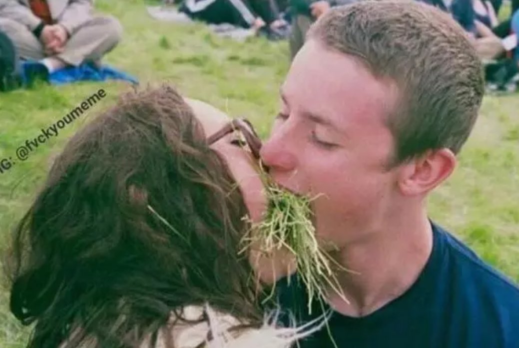 Photographer: Say Cheese

Vegans: we don't eat cheese, we're vegan

Photographer: okay just kiss then

Vegans: