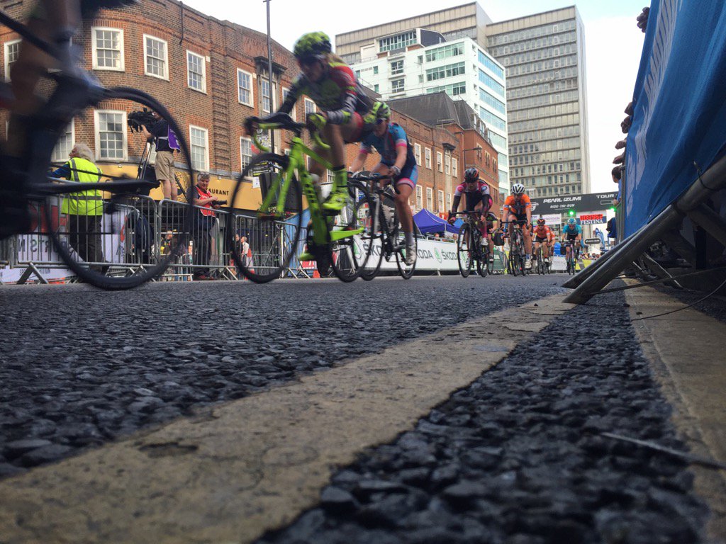 MikeProcter's tweet image. #tourseries women race, Croydon