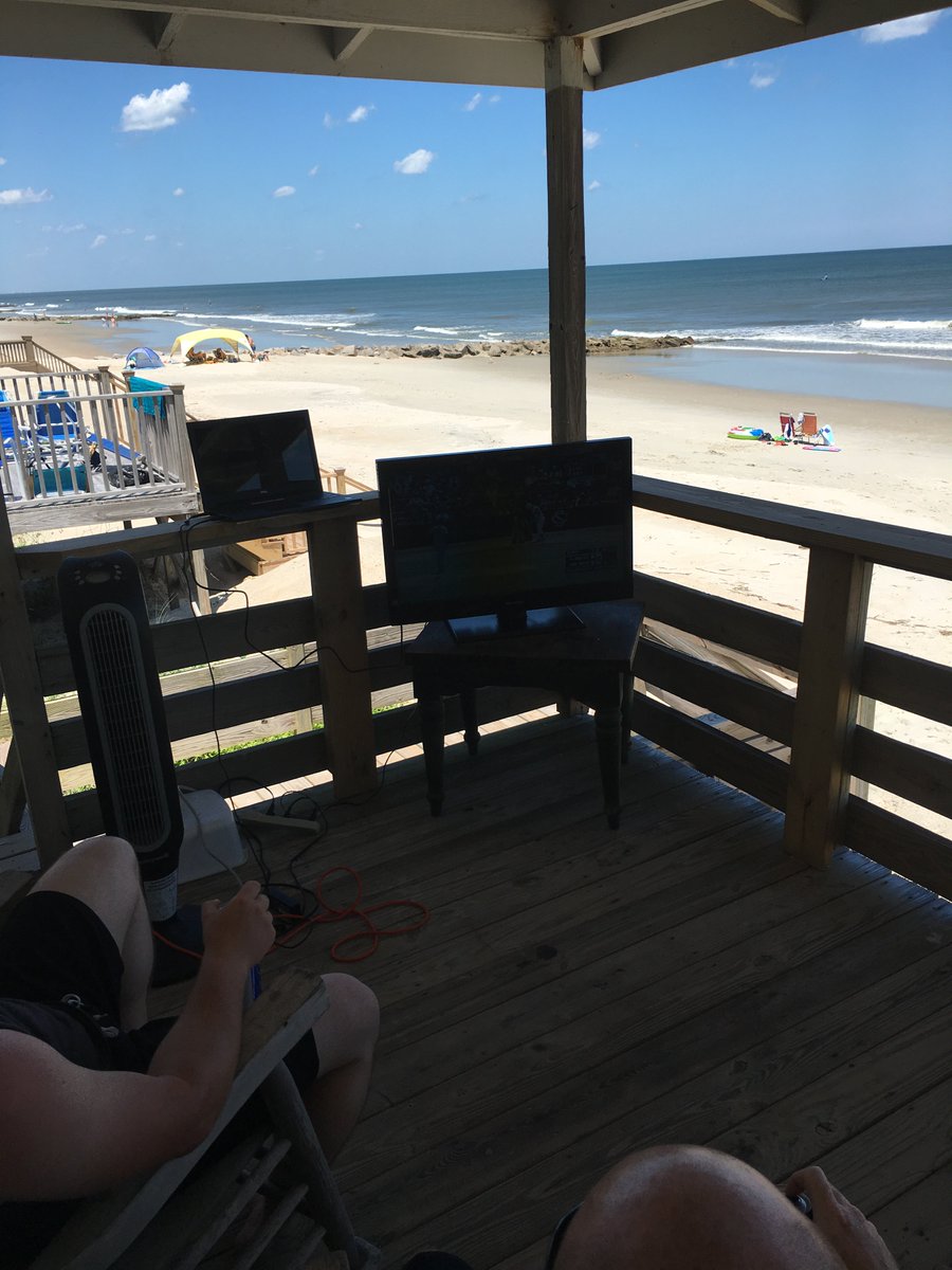 AdamMatthewsSC's tweet photo. .@GamecockRadio I know y’all have a great view…however mine is great as well https://t.co/4q85SLPM2f