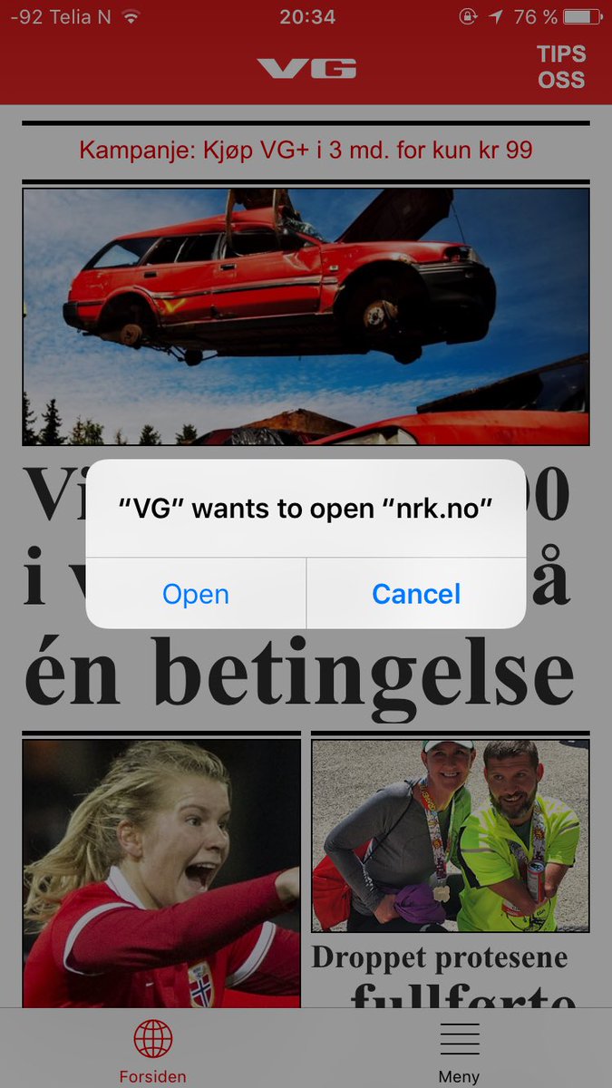 Det her var raust, <a href="/vgnett/">VG</a>, <a href="/osol/">Øyvind Solstad ☀</a>? <a href="/NRKno/">NRK</a>