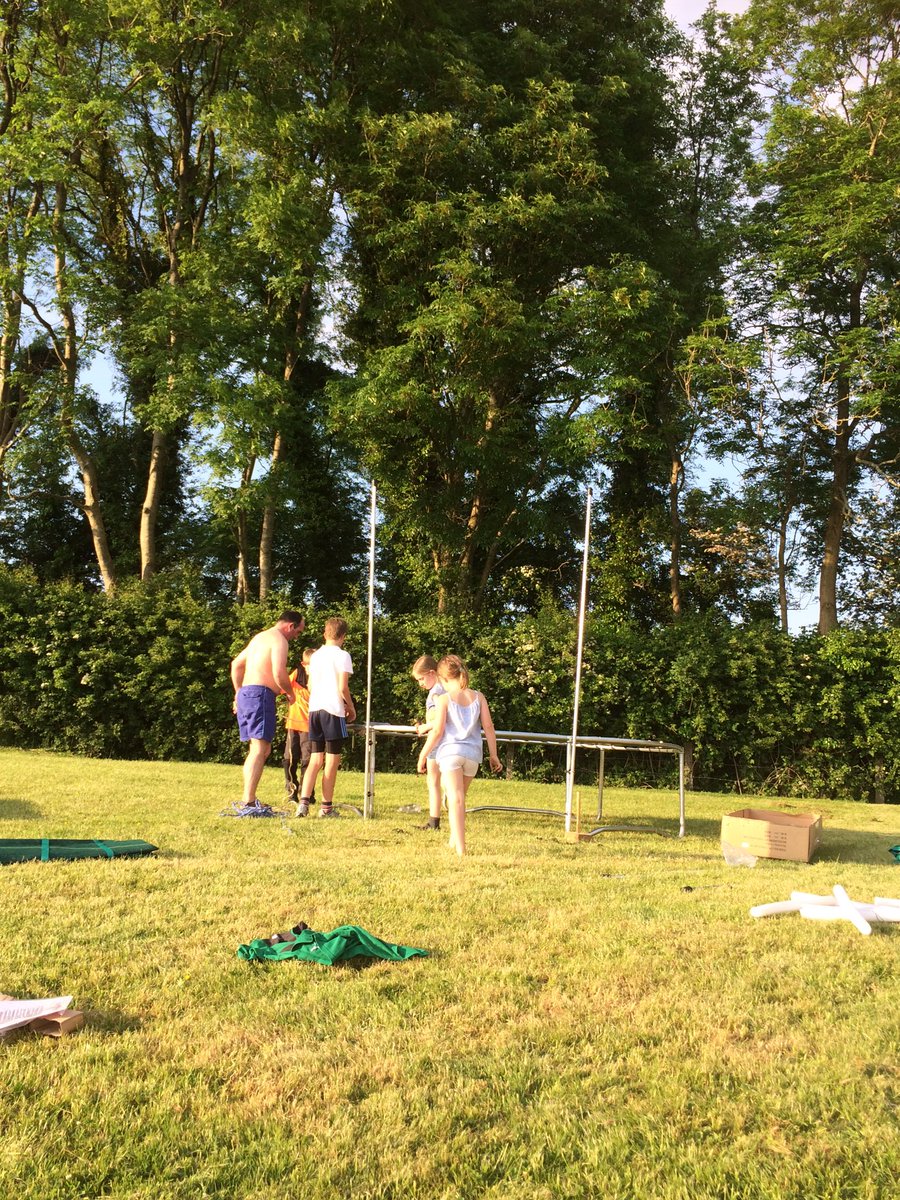 Irishbiltong's tweet photo. #MenAtWork!! (And kids)!!! Can't wait to get on that trampoline!!!!
#biggestChild! https://t.co/2B9bDIrfgl