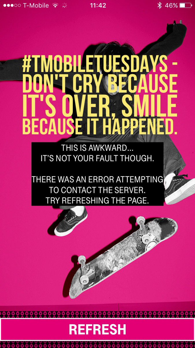 insteply's tweet image. Hey @TMobile @JohnLegere - its not you! Its me! #TMobileTuesdays #thinkpositive #showme the #pizza and #icecream !!