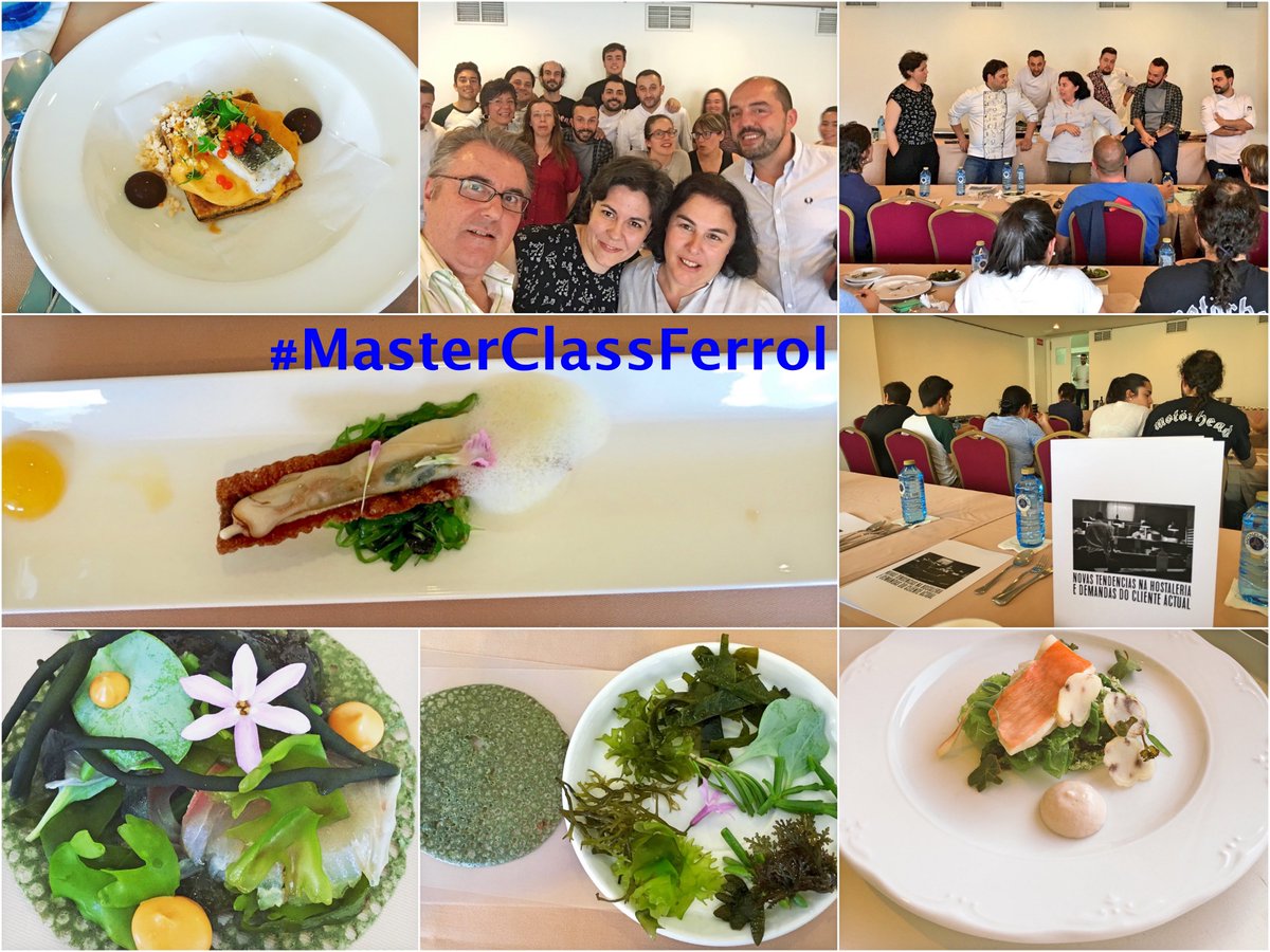 IsidoroValerio's tweet photo. Excelencia hostelera en #MasterClassFerrol. Gracias @RocioCocinaAbue @CartablancaTwi https://t.co/o7yP1lt6oV