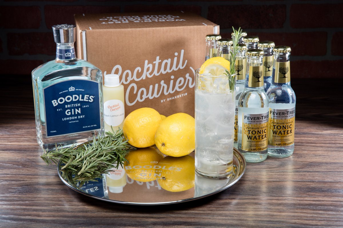 BoodlesGin's tweet photo. The Proper Gin &amp; Tonic kit is available for purchase via @cocktailcourier. https://t.co/Ef4mB61YIQ #SendforBoodles https://t.co/Iu7I5Y0YNm