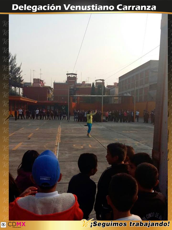 A_VCarranza's tweet image. Activación Física Comunitaria, en el Parque de los Periodistas Ilustres, en Plaza África y en escuela 5 de Mayo.