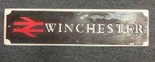 Winchester railway signs RRP £32.50. Trade enquiries welcome #winchester