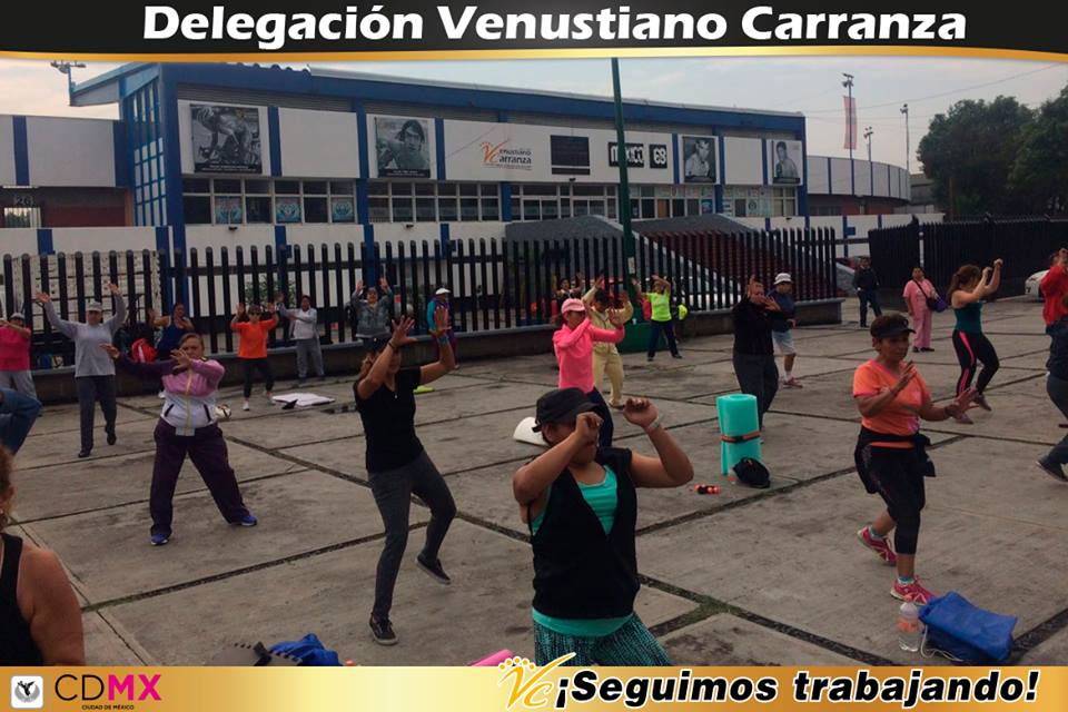 A_VCarranza's tweet image. Activación Física Comunitaria en Velodromo, en Parque Madero y en Escuela “Marruecos”.