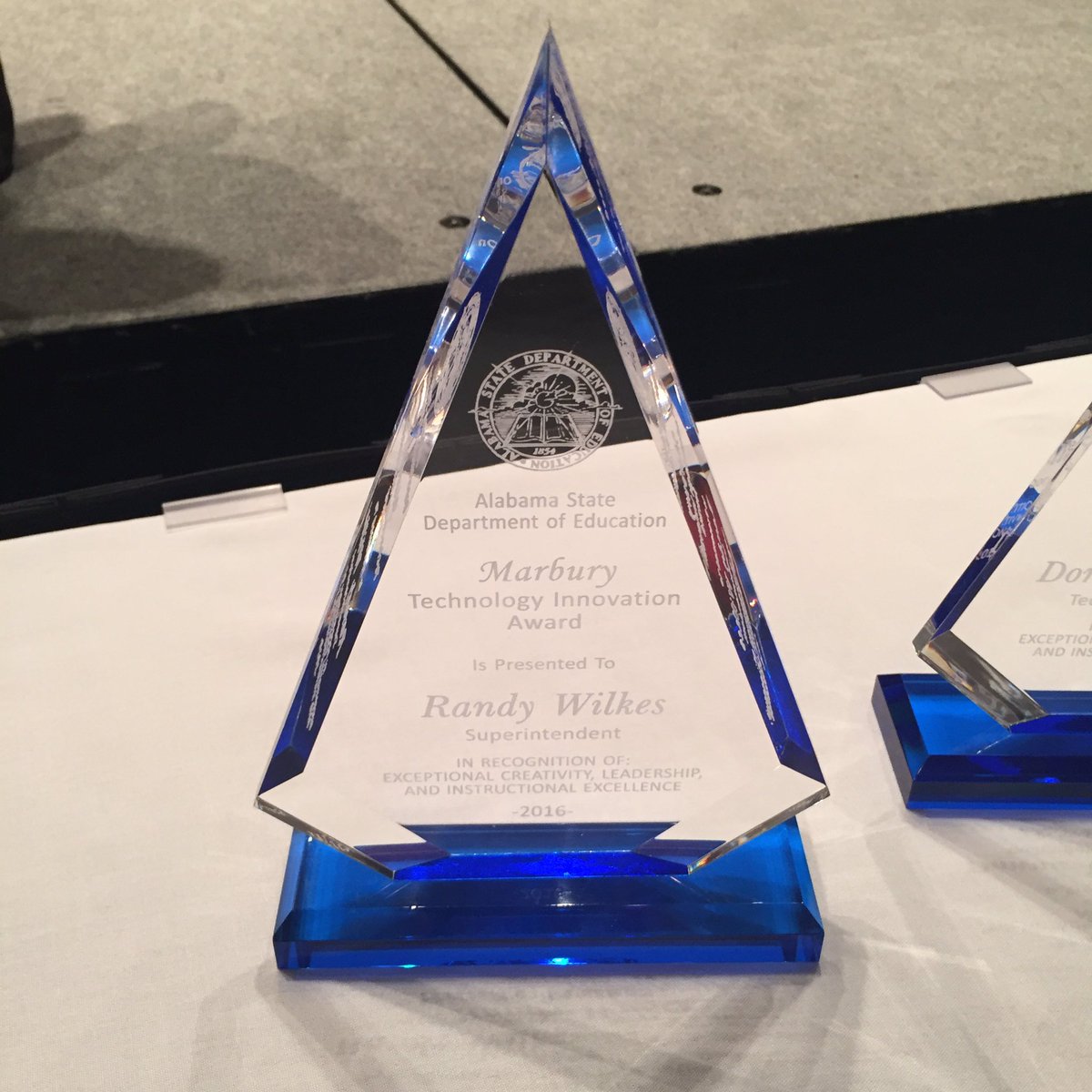 itsinpc's tweet photo. Congratulations, @wrwilkes! Great plug for #stemposium2017 @PCBOE #AETC2016 https://t.co/TxcOXBhyMv