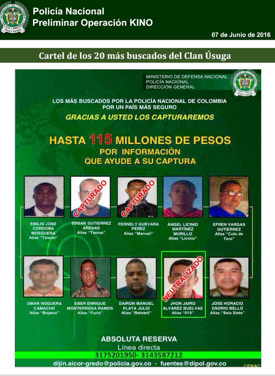 GeneralNietoR's tweet photo. En Istmina (Chocó) neutralizado 'Cero 10' uno de los más buscados. Lucha contra el crimen es premisa permanente. https://t.co/x5HAQH0GtK