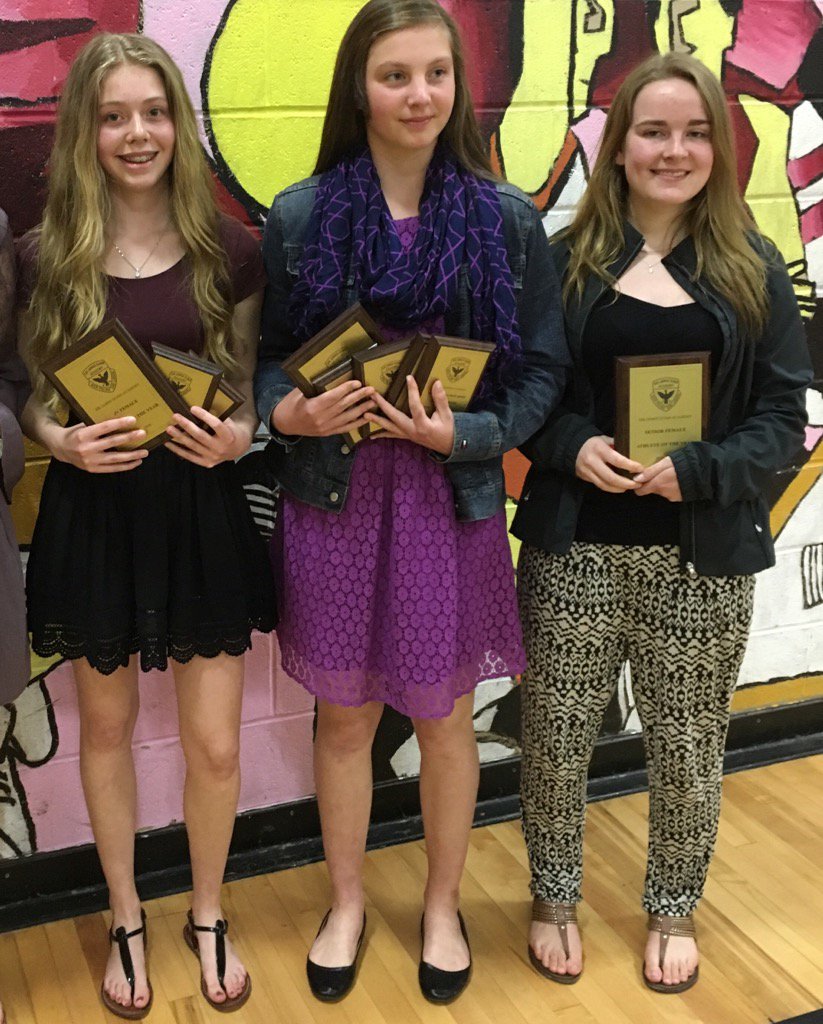 Female Athletes of the Year!
Congrats to our winners!
