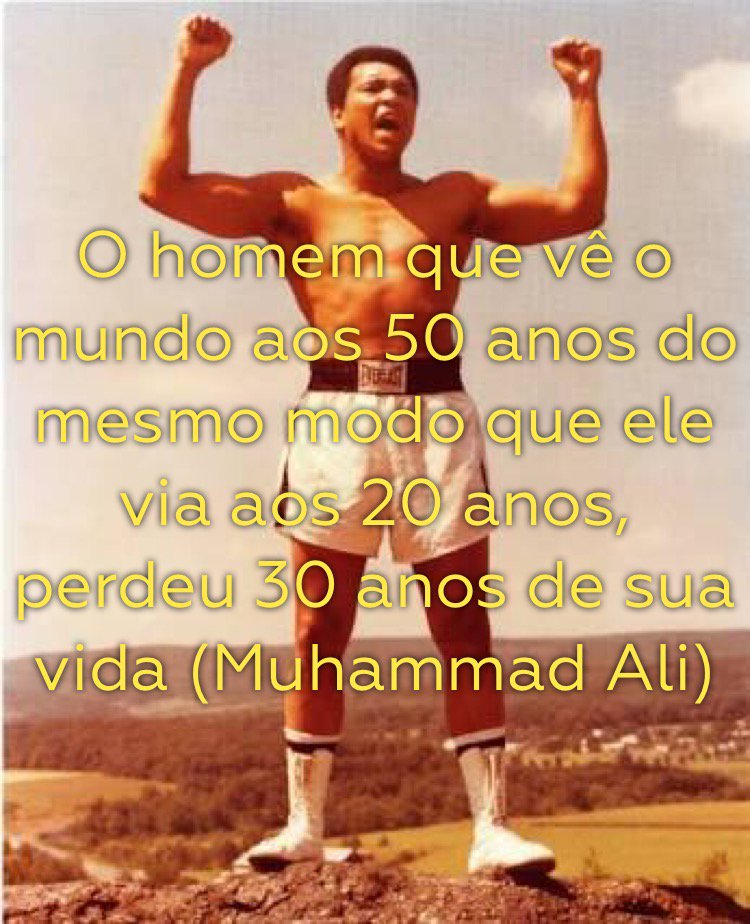 trabalhandoemcs's tweet image. Da série frases de Muhammad Ali (2/8)
Inspire-se e compartilhe!!