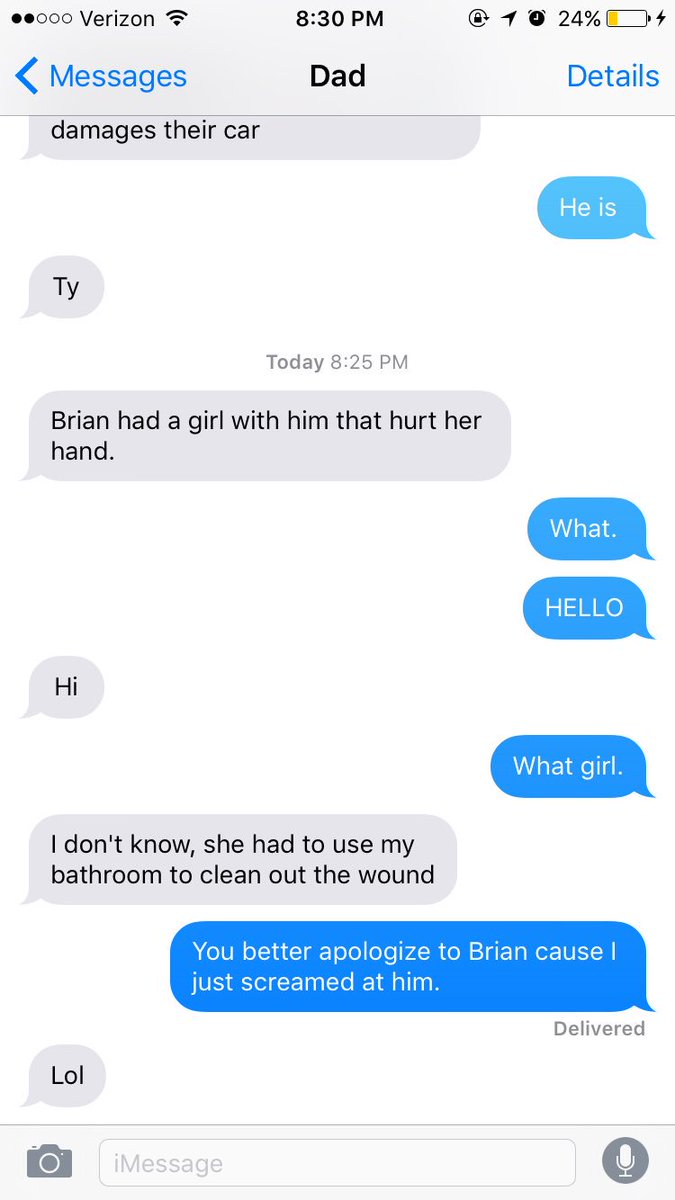 ChelsPicc19's tweet photo. When ur dad tries to fuck with you and you freak out real quick... #fudad https://t.co/NkoFYWUQyH