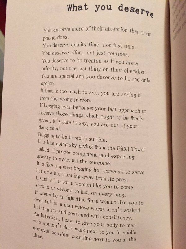 thefemaleboook's tweet photo. every girl needs to read this about 10 times. https://t.co/7pIgJEXzok