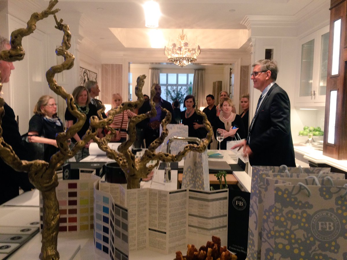 FarrowandBallUS's tweet photo. We took our colour consultancy to #kipsbayshowhouse16 tonight! Thanks to everyone who joined or colour trend talk! https://t.co/CFk3T1ncot