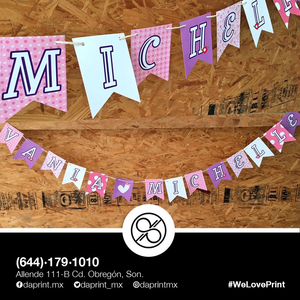 Daprint_mx's tweet photo. Letreros personalizados para tus eventos #Banderines #FiestaInfantil 🎉🚩 Conoce más sobre nuestros productos 👌😍 https://t.co/sCZrj6wTae