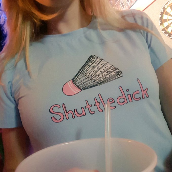 We havent gotten our league shirts yet... My shirt choice is getting attention at tonight's darts tournament<a href="/tag/manyvids"class="tags"><span>#manyvids</span></a><a href="/tag/mvsales"class="tags"><span>#mvsales</span></a>