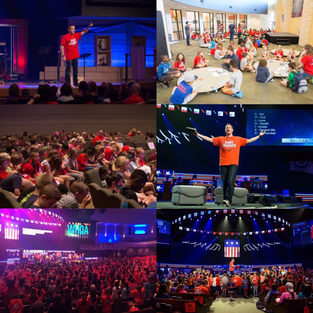 Prestonwood's tweet photo. Praise God for 200 kids who made decisions for Christ today at #PrestonwoodVBS including 165 professions of faith https://t.co/AR57vy6wIv