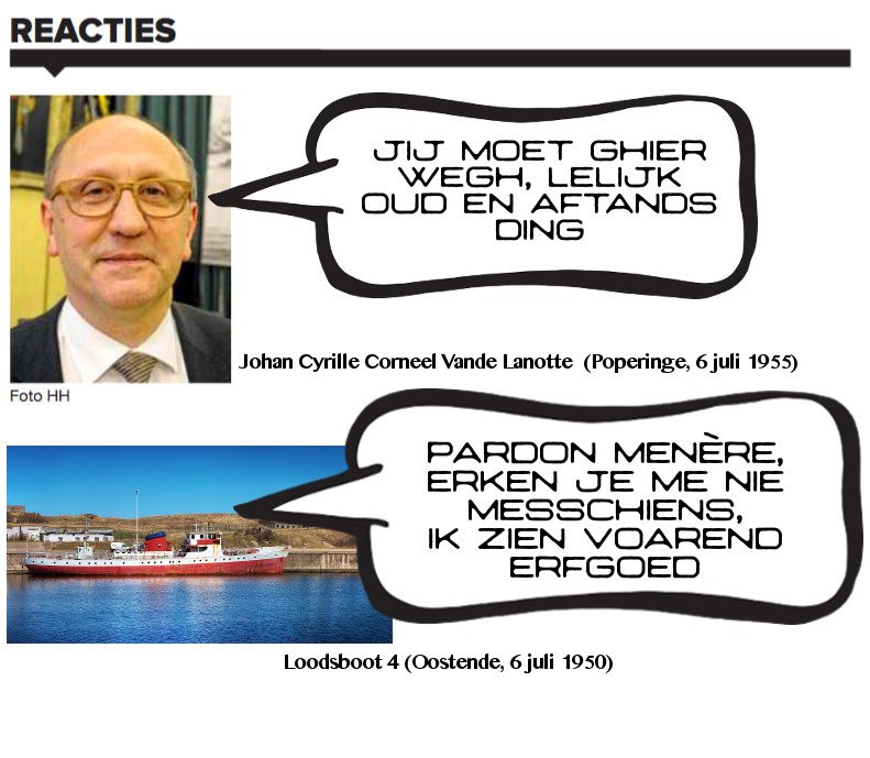 oosteroever's tweet photo. Burgemeester Johan Vande Lanotte zet schepen aan de deur #Oostende https://t.co/4GpFdOYxm0 https://t.co/5q8B4HYCIC