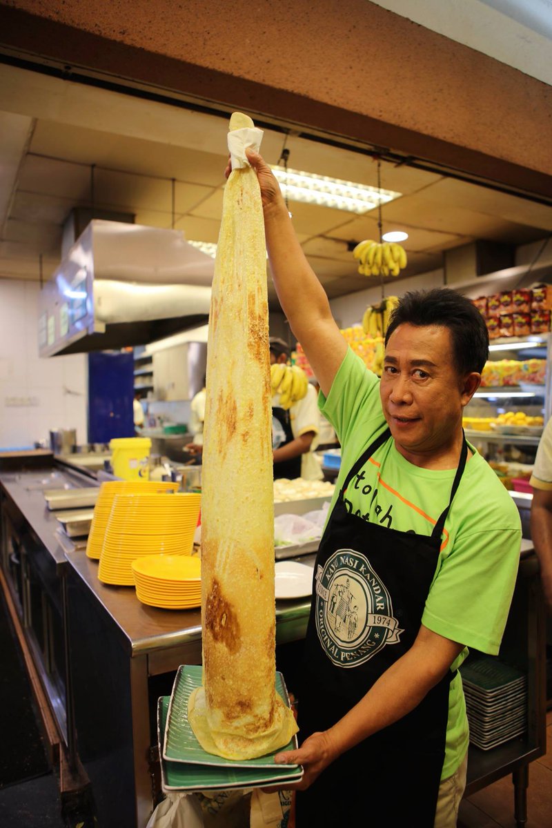 The giant roti comes in one size and one size only – Giant!