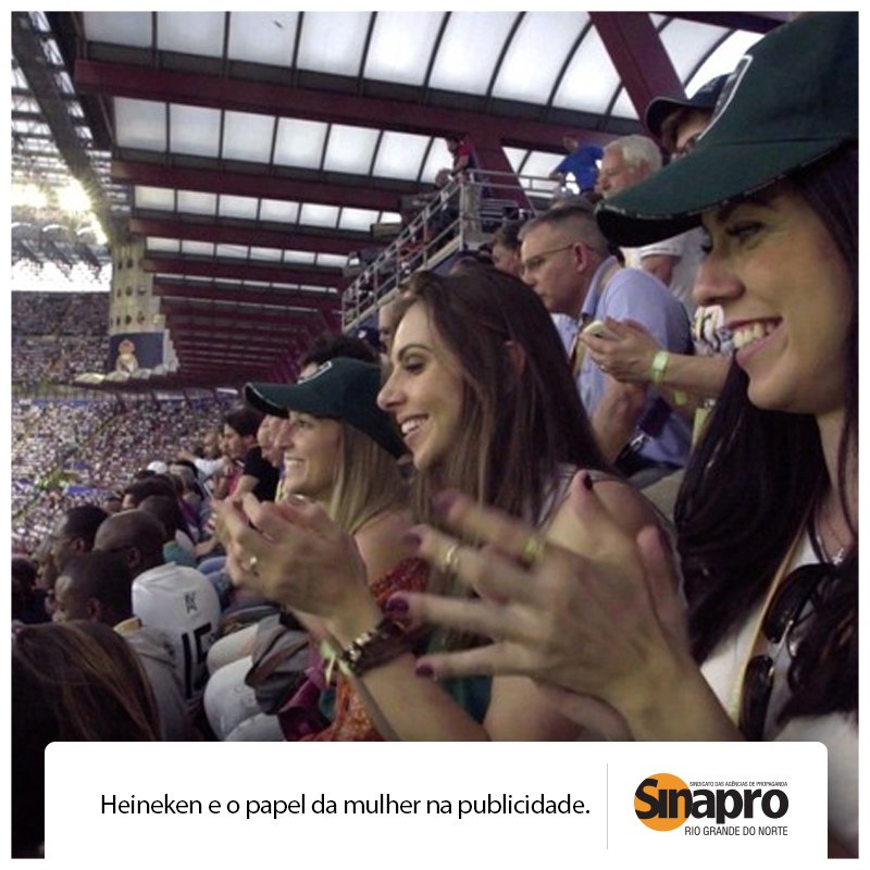 SinaproRN's tweet photo. Ação da Heineken propõe uma reflexão acerca do papel da mulher na propaganda e na sociedade. https://t.co/x9ubUaZIKR https://t.co/ZuKqPoKdEZ