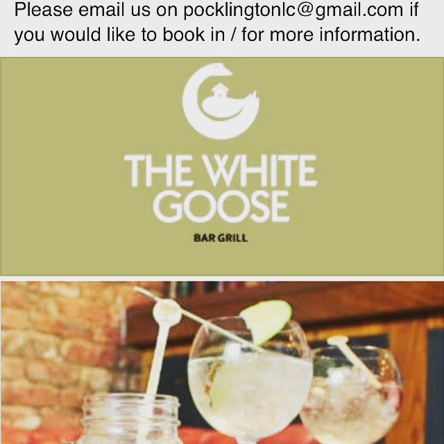 New members gin tasting event <a href="/whitegoosepock/">The White Goose</a> in #pocklington on 7 July. Please DM or email us for more info.
