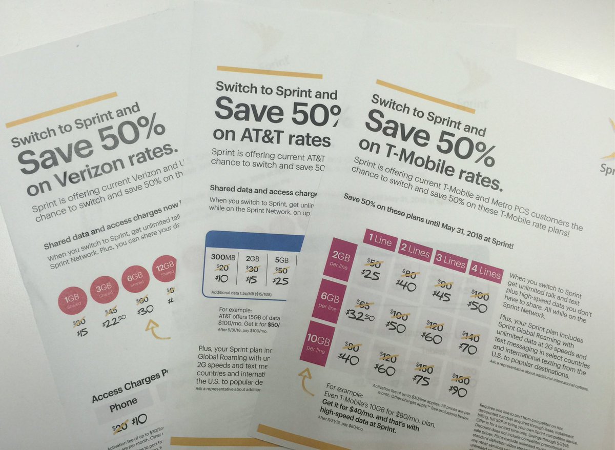 SprintFSQ's tweet photo. Trying to save money on your monthly wireless bill? Our 50% off offers have just been extended! @SprintFSQ #SAVINGS https://t.co/TXZ0413ONA