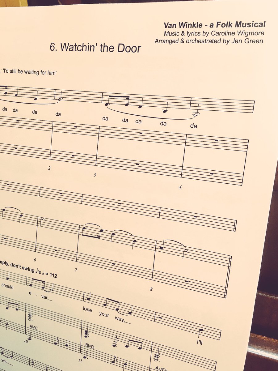 Loved playing this tonight for <a href="/CarolineWigmore/">Caroline Wigmore</a> <a href="/JenGreenMusic/">Jen Green</a>. A beautiful piece sung effortlessly by <a href="/HepburnJen/">Jennifer Hepburn</a>