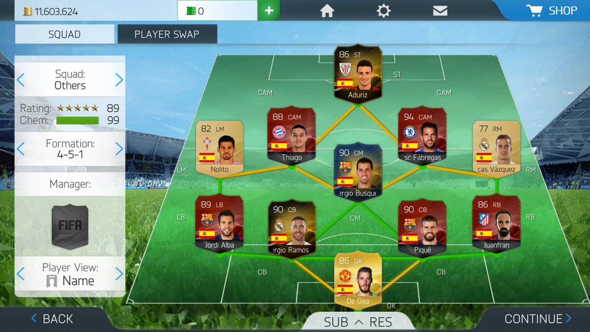 fifasermon's tweet photo. #RealLifeSquad Post you best squad according to today's match: Spain Vs Georgia. Rules below... #FIFA16 #AnyConsole https://t.co/Beotn50mCy