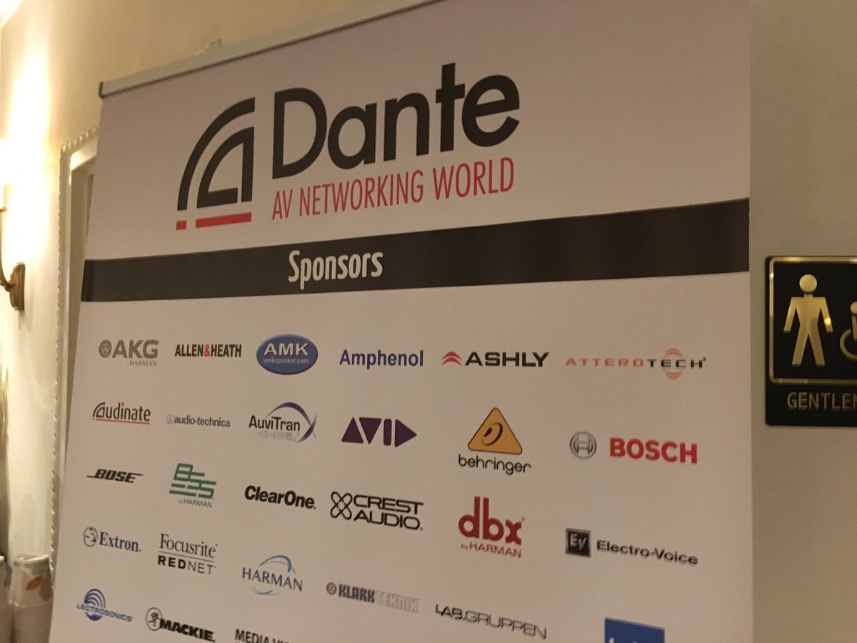 DesignAVpro's tweet image. Great info on Dante from @Audinate at the training today. #InfoComm16