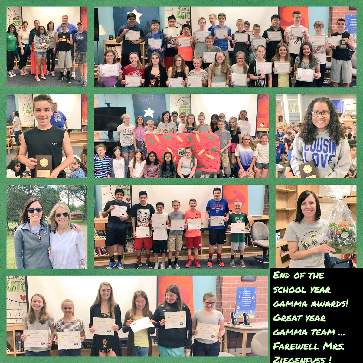 AHSD25Thomas's tweet photo. Gamma team end of school year celebrations. Thanks for a great year. Thank you @Amymzig! #thomaswill @ahsd25 https://t.co/gQdkkpWZiN